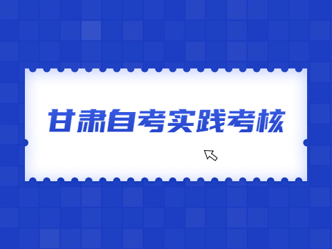 甘肃自考实践课
